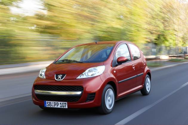 Peugeot 107:
Peugeot 107